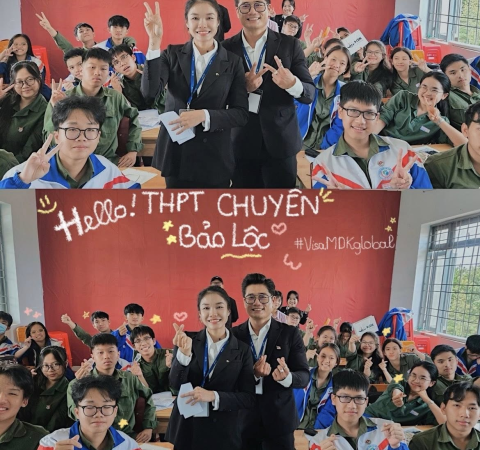 VISA MDK GLOBAL TIẾP TỤC ĐỒNG HÀNH CÙNG CÁC BẠN 2K7! 📍 THPT Chuyên Bảo Lộc – Lâm Đồng