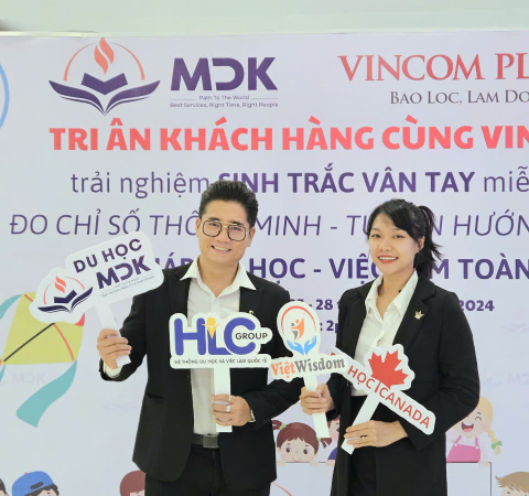 MDK-Trao Tặng 100 Suất Học Bổng và Trải Nghiệm Sinh Trắc Vân Tay Miễn Phí nhân dịp sinh nhật Vincom