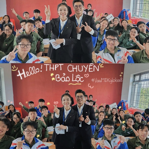 VISA MDK GLOBAL TIẾP TỤC ĐỒNG HÀNH CÙNG CÁC BẠN 2K7! 📍 THPT Chuyên Bảo Lộc – Lâm Đồng