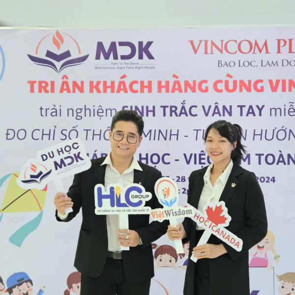 MDK-Trao Tặng 100 Suất Học Bổng và Trải Nghiệm Sinh Trắc Vân Tay Miễn Phí nhân dịp sinh nhật Vincom