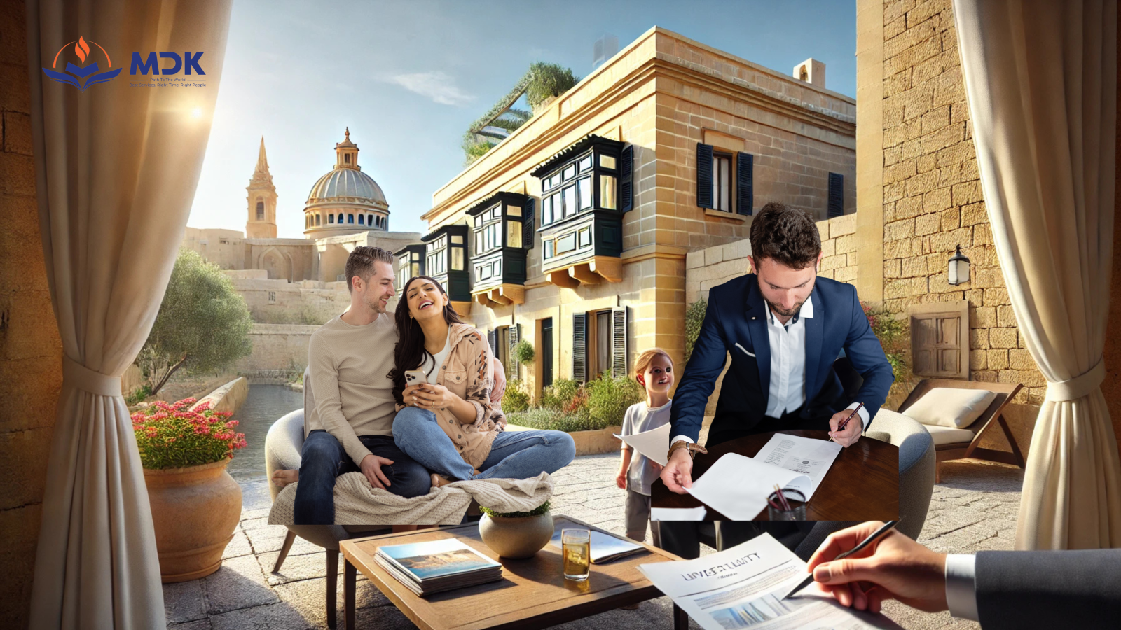 Định cư Malta qua diện đầu tư